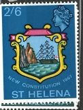 St. Helena/New Constitution, znak, různý nom.