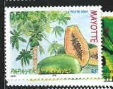 Mayotte République Francaise, měna Euro, různý nom. a obraz
