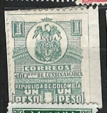 Dep.de Cundinamarca/Republica de Colombia, různý nominál