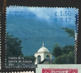 El Salvador, zn.dvojí měny (peso a dolar), různá známka