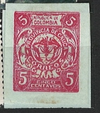 Provincia de Cauca/Republica de Colombia, stejná známka