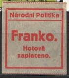 Národní politika/Franko/Hotově zaplaceno, novinové provizorium 1918