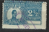 Departamento de Antioquia/Republica Colombia 1899, zn. pro doporuč.poštu, stejná