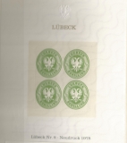 německo Luebeck aršík novotisků k výstavě