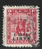 Tripolitania, část Lybie, měn.př. 1952