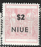Niue, př. Na kolk.zn. s pošt.použitím