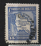 Bolivia mapa - různý nom. 