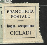 Cicladi - Kyklády, italská okupace 