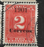Nicaragua poštovní na fiskálu