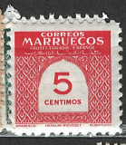 Maroko - doplatní - různý nom. 
