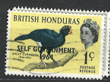 British Honduras - self government - různý nom. 