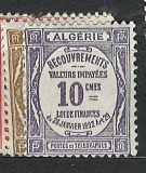 Alžírsko doplatní - různý nom.