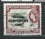British Guyana s x GUYANA INDEPENDENCE 1966, 