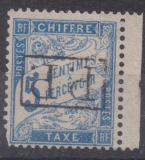 Fr pošta v tangeru vzácné provizoriun PORT paye 1907