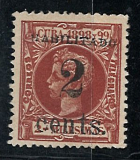 CUBA, PUERTO PRINCIPE, 1898 local, certifikát