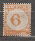 Nyasaland / Postage due č.D5 ( 40 E )