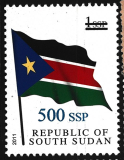 Jižní Sudán, přetisk