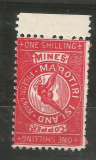 New Zeeland, 1899, 1 Sh. "Marotiri copper mine"