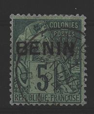 Benin - přetiskové vydání růz nom