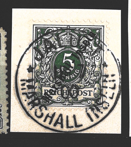 Jaluit , marschall inseln výstřižek růz nom