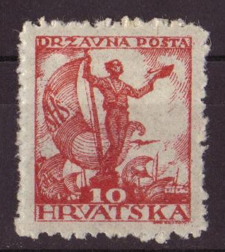 Državna Pošta Hrvatska - různý nominál