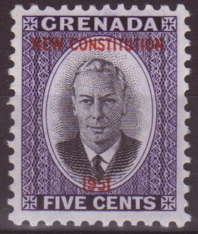 Grenada - přetisk New Constitution 1951