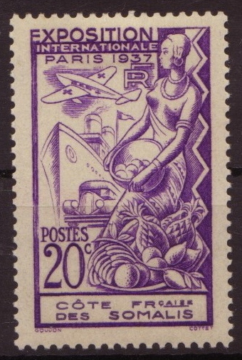 Cote Frcaise des Somalis 1937				