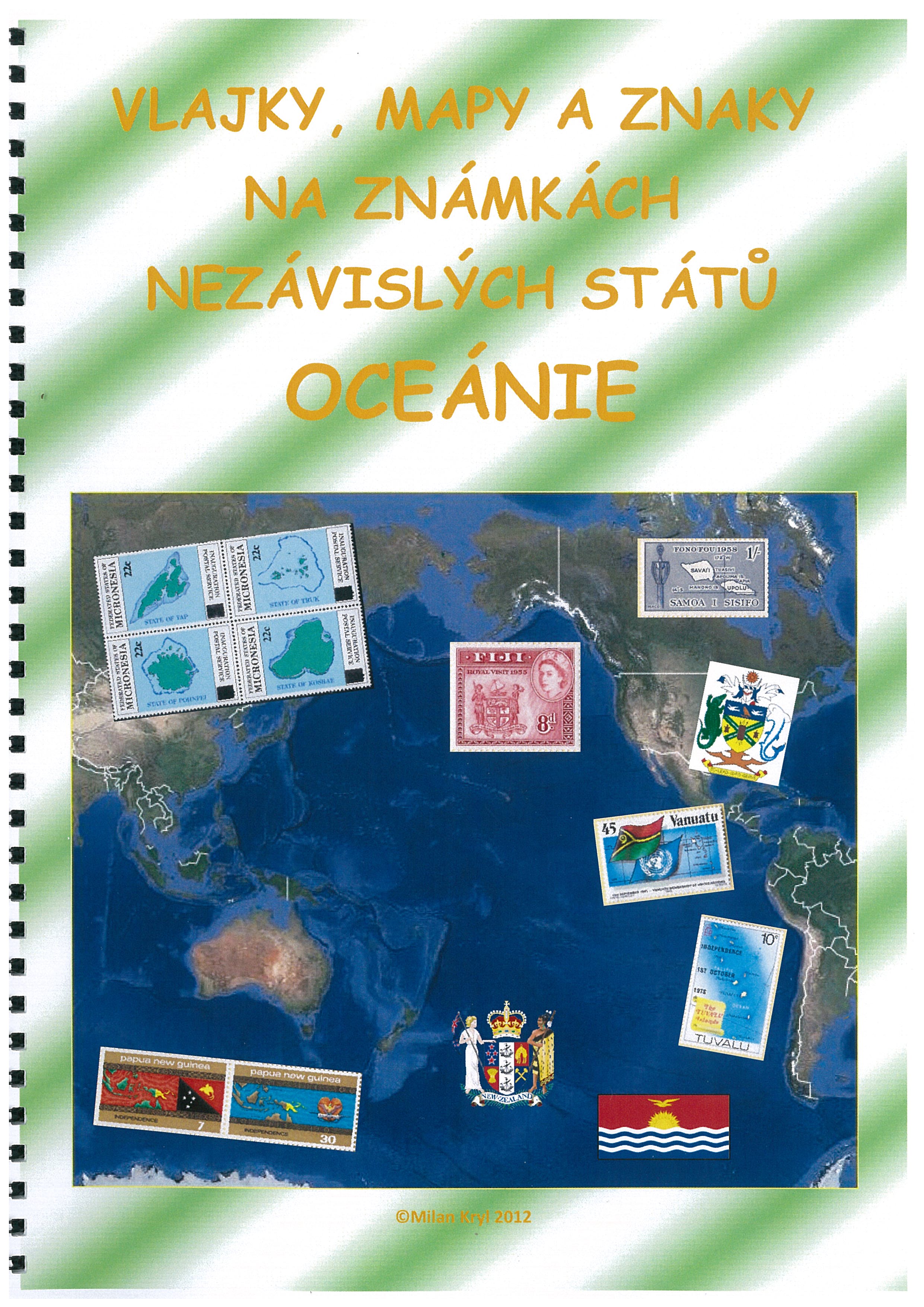 Příručka - vlajky, mapy a znaky na zn. nezáv. států Oceánie