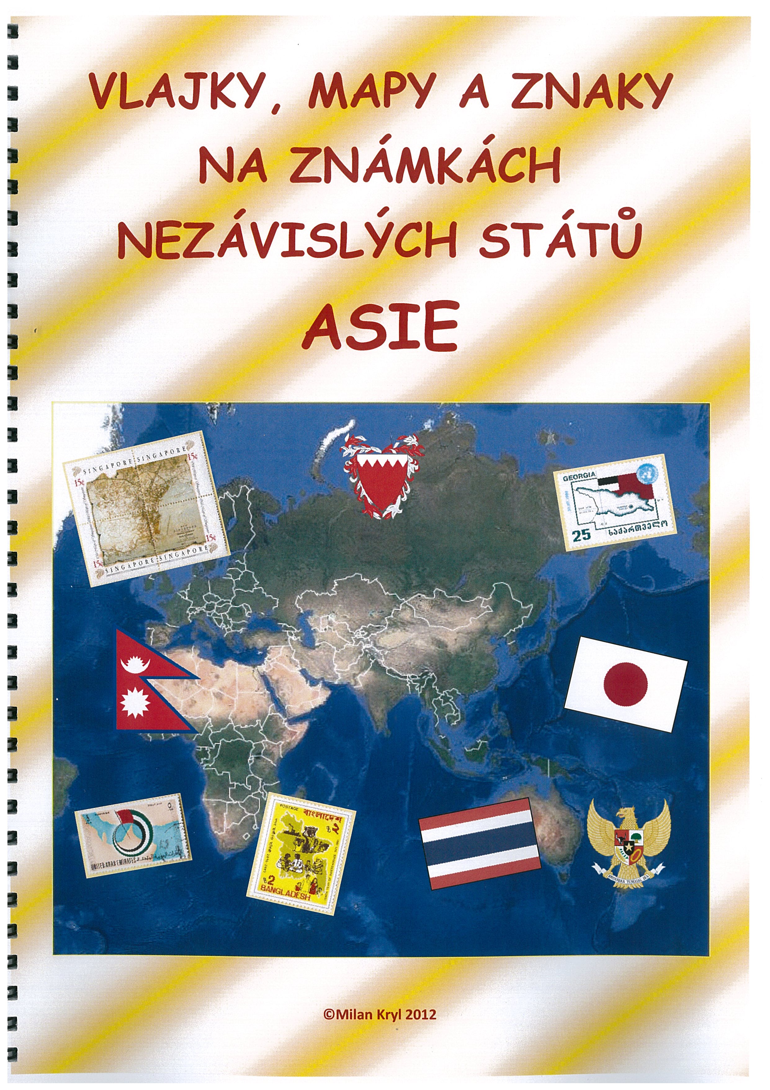 Příručka - vlajky, mapy a znaky na zn. nezáv. států Asie