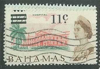 Bahamy, př. nová měna, centy na d., různá známka