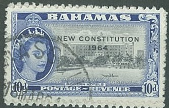 Bahamy, NEW Constitution 1964, různá známka