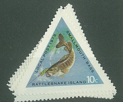 Rattlesnake Island local post, lokál.pošta USA 1966 (Ohio),  