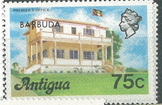 Barbuda, př. na Antigua, různá známka