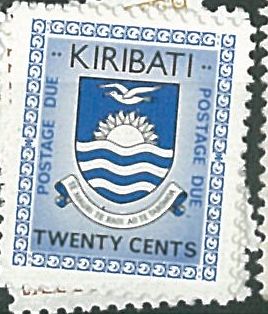  Kiribati - znak, doplatní, různý nominál 