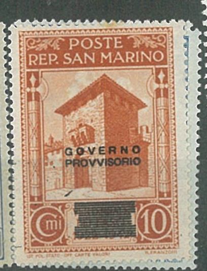 Governo Provisorio, př. svržení Musolliniho nadvlády, různý nominál