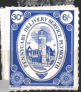 Pennycabs Postal Delivery Service (Plymouth - Devon), brit.stávková 1971, různý 