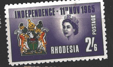Rhodesia INDEPENDENCE 11 NOV 1965