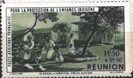 Reunion, Poste Aerienne Francaise, různý nominál