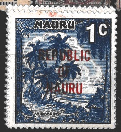 Republic of Nauru, př. na Nauru, různý nom. a obraz 