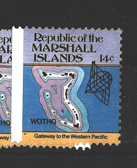 Marshall Islands - ostrov Wotho - mapa