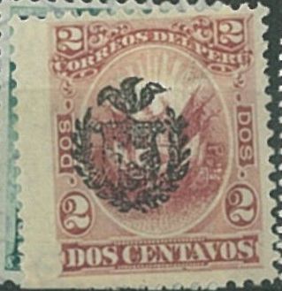 Peru pacifická válka ruz nom, bez přetisku UPU