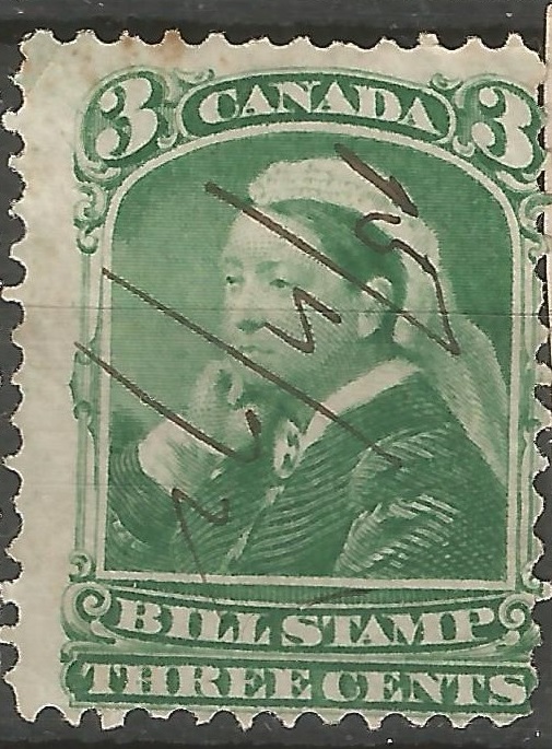 Canada klasická bill stamp