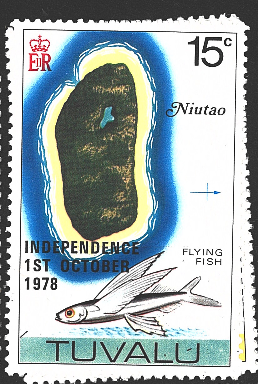 Tuvalu, př. Independence 1st October 1973, různá známka