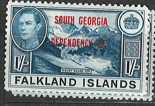 ﻿South Georgia, př. na Falkland Islands - různý nom.   