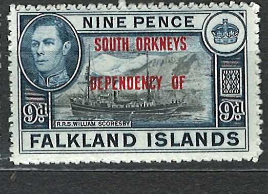 ﻿South Orkneyes, př. na Falkland Islands, různý nom.