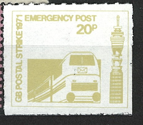 London Emergency Post, britská stávková 1971