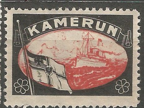 Kamerun, Německo 1921, smuteční viněta 