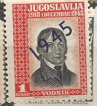 Jugoslávie 1945, exil.vyd. Jugosl.království, různý nominál