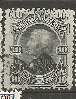 Mexiko ochraný přítisk 