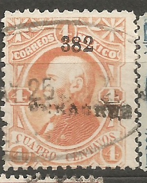 Mexiko ochraný přítisk 